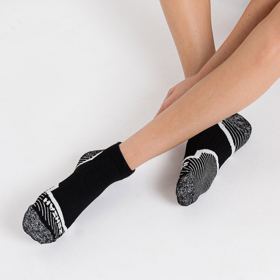 Women Zensah Everyday Socks | Save The Earth Eco-Friendly Socks (Ankle) Black