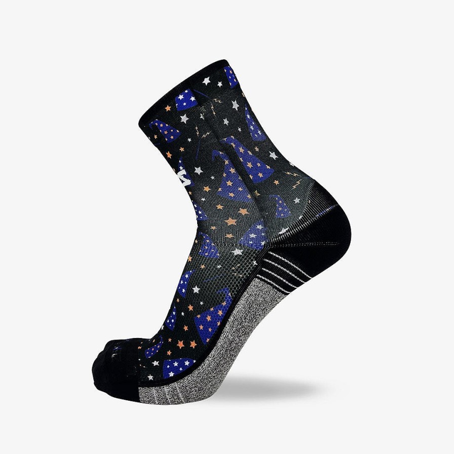 Men Zensah | Wizard Hats Socks (Mini-Crew) Black