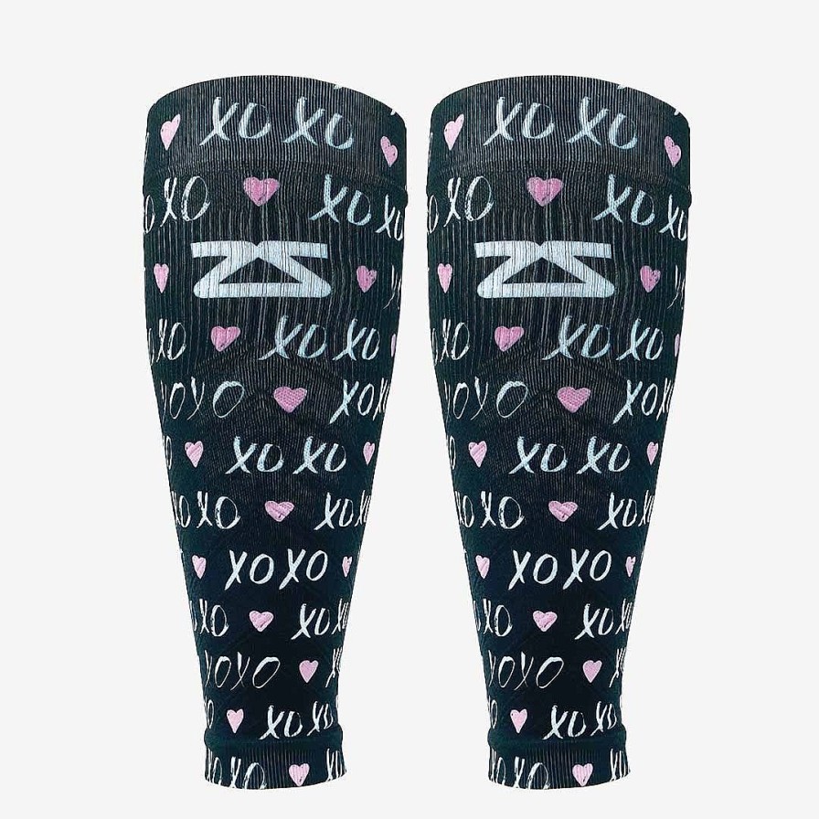 Men Zensah | Xoxo Compression Leg Sleeves Black