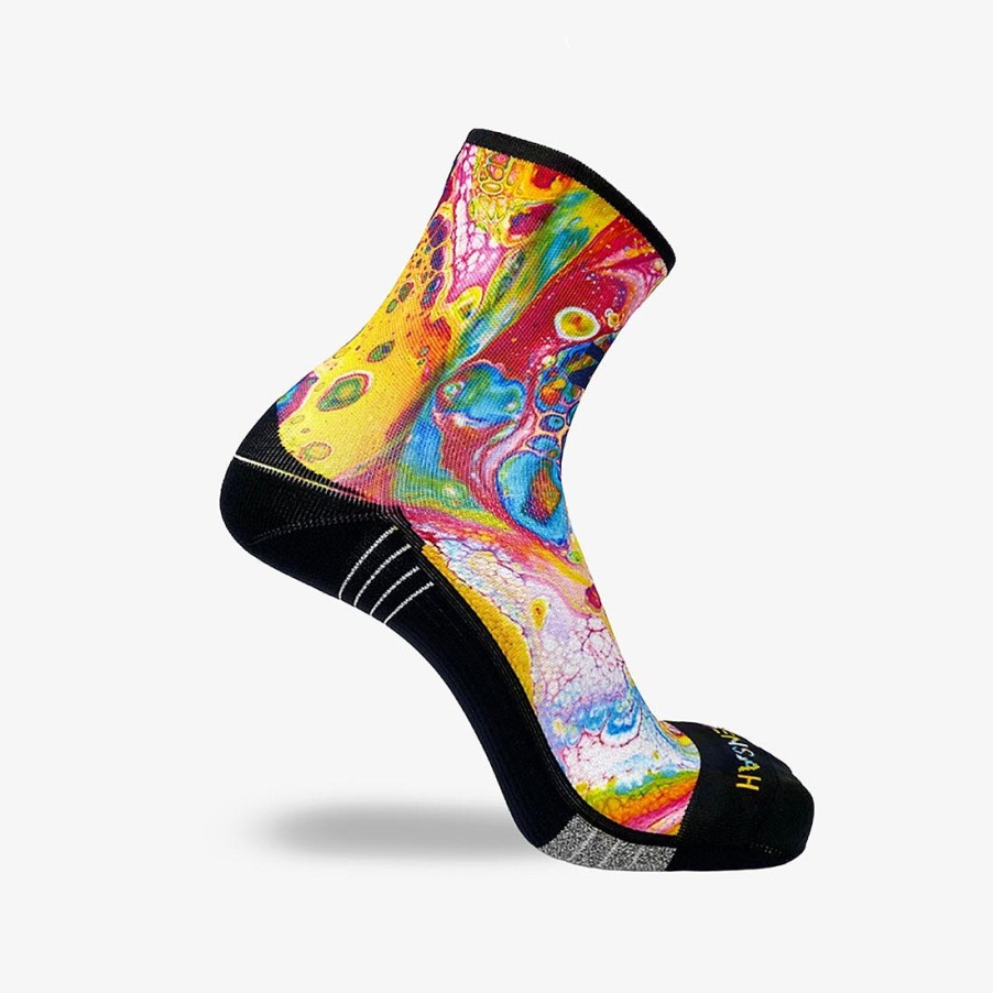 Limited Edition Zensah | Abstract Art Socks (Mini-Crew) Multi