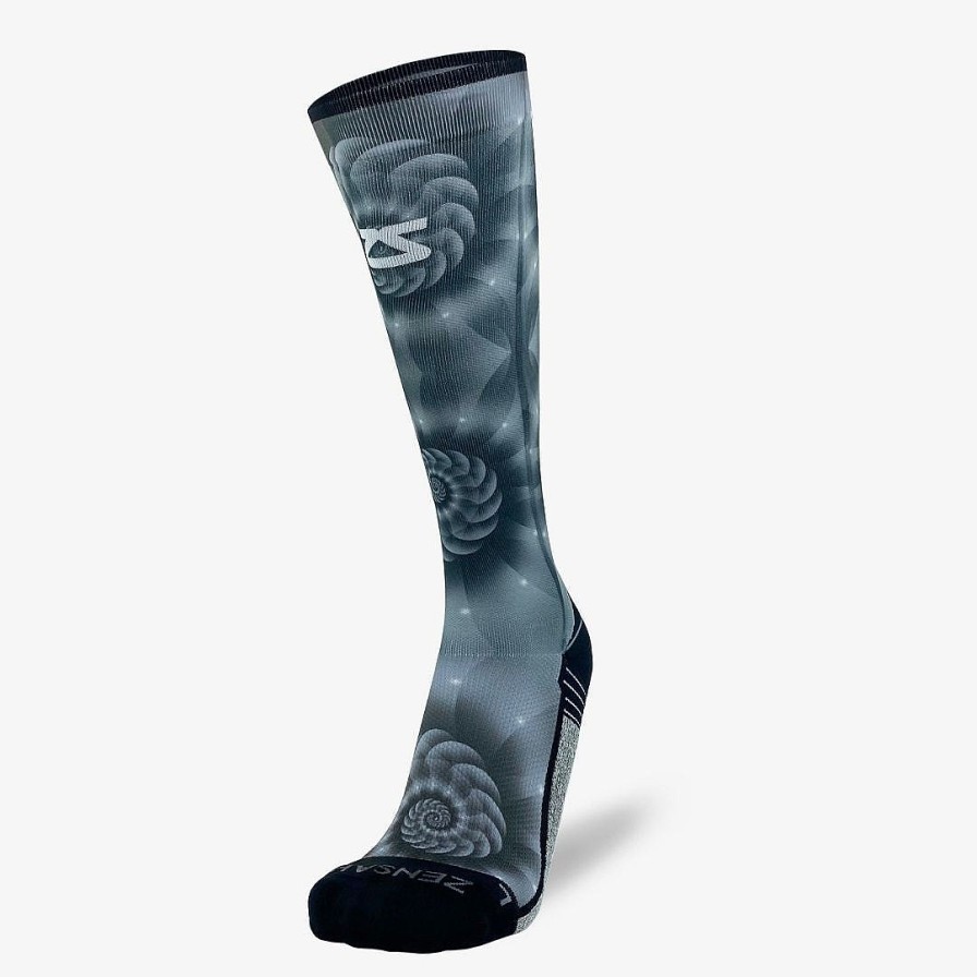 Limited Edition Zensah | Fibonacci Spiral Compression Socks (Knee-High)