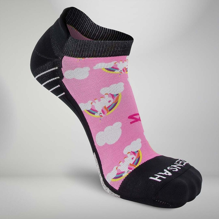 Limited Edition Zensah | Rainbow Unicorns Socks (No Show) Pink