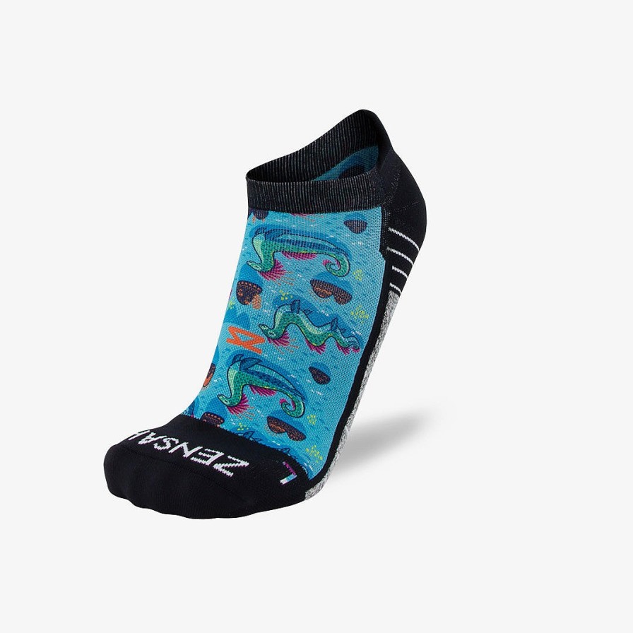 Limited Edition Zensah | Loch Ness Monsters Socks (No Show) Turquoise