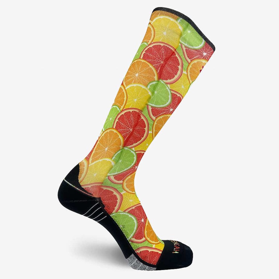 Men Zensah | Citrus Compression Socks (Knee-High) Multi