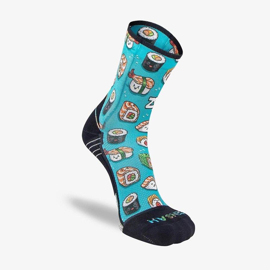 Men Zensah | Sushi Socks (Mini Crew) Teal