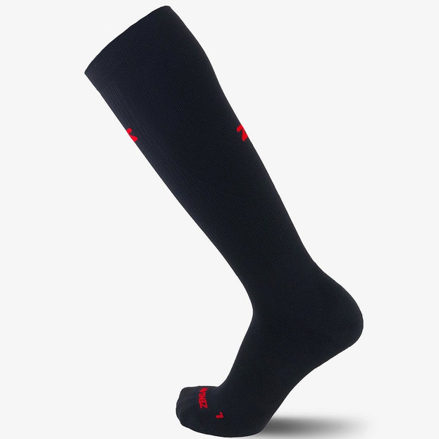 Men Zensah | Infrared Compression Socks Black/Infrared