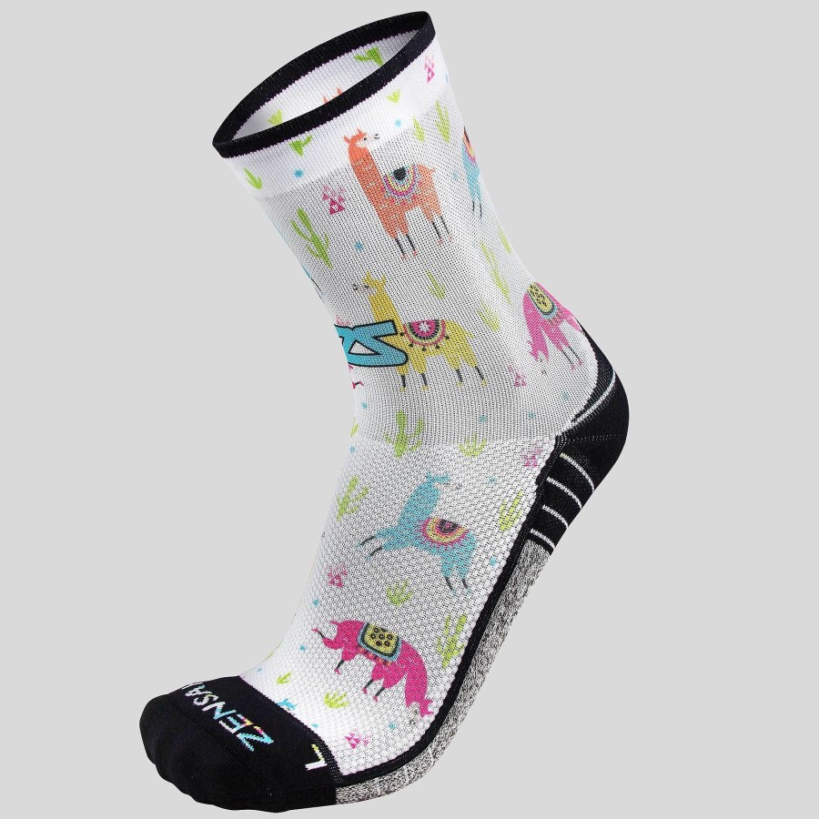 Limited Edition Zensah | Llamas Socks (Mini-Crew) Multi