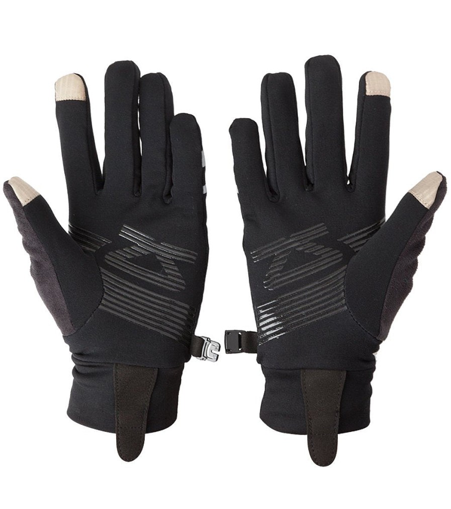 Women Zensah Accessories | Smart Running Gloves Black