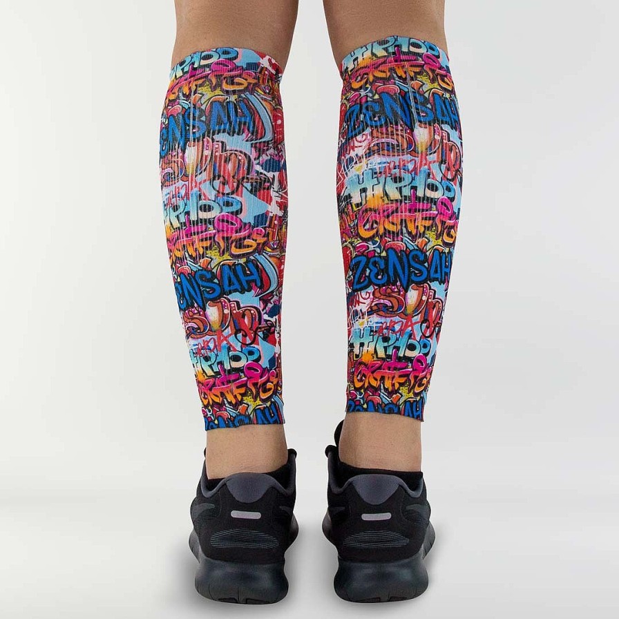 Men Zensah | Street Art Compression Leg Sleeves Multi