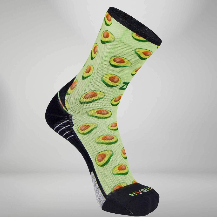 Limited Edition Zensah | Avocado Socks (Mini Crew) Lime Green