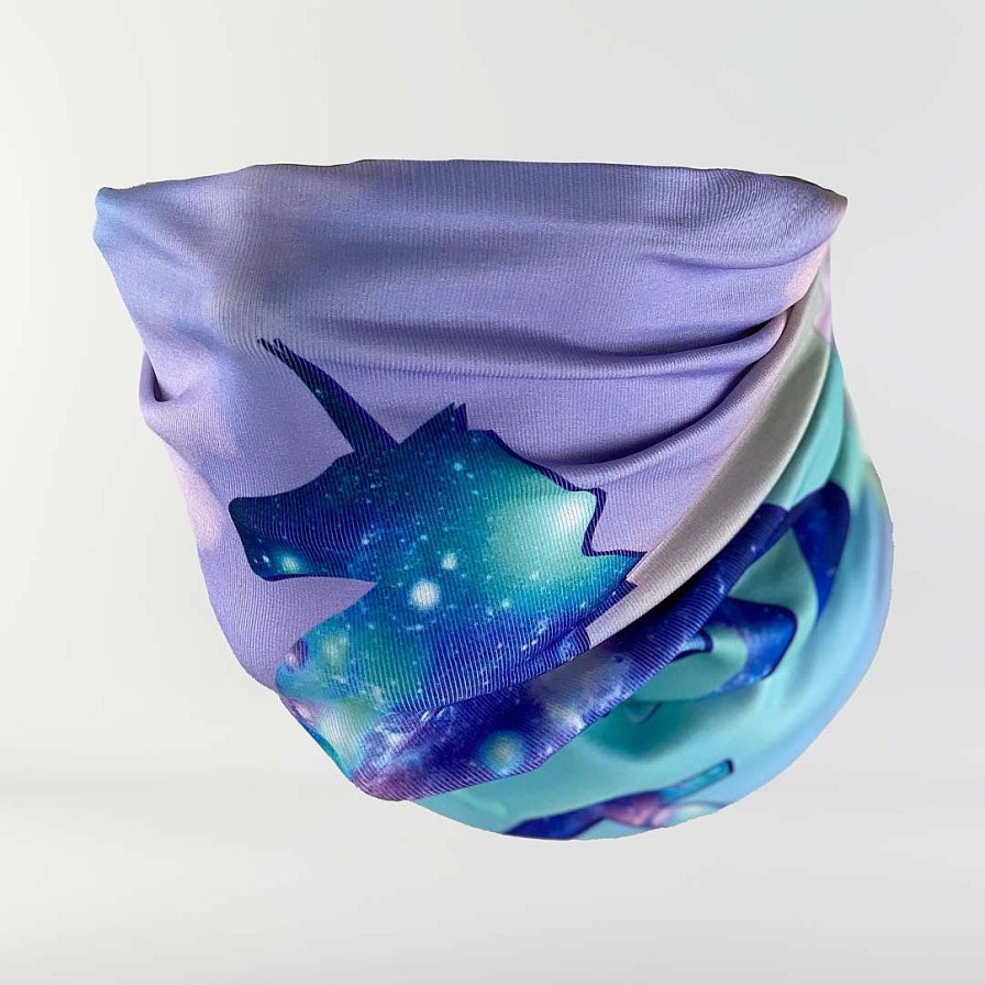 Limited Edition Zensah | Unicorn Multi-Use Neck Gaiter & Headwear Purple/Green