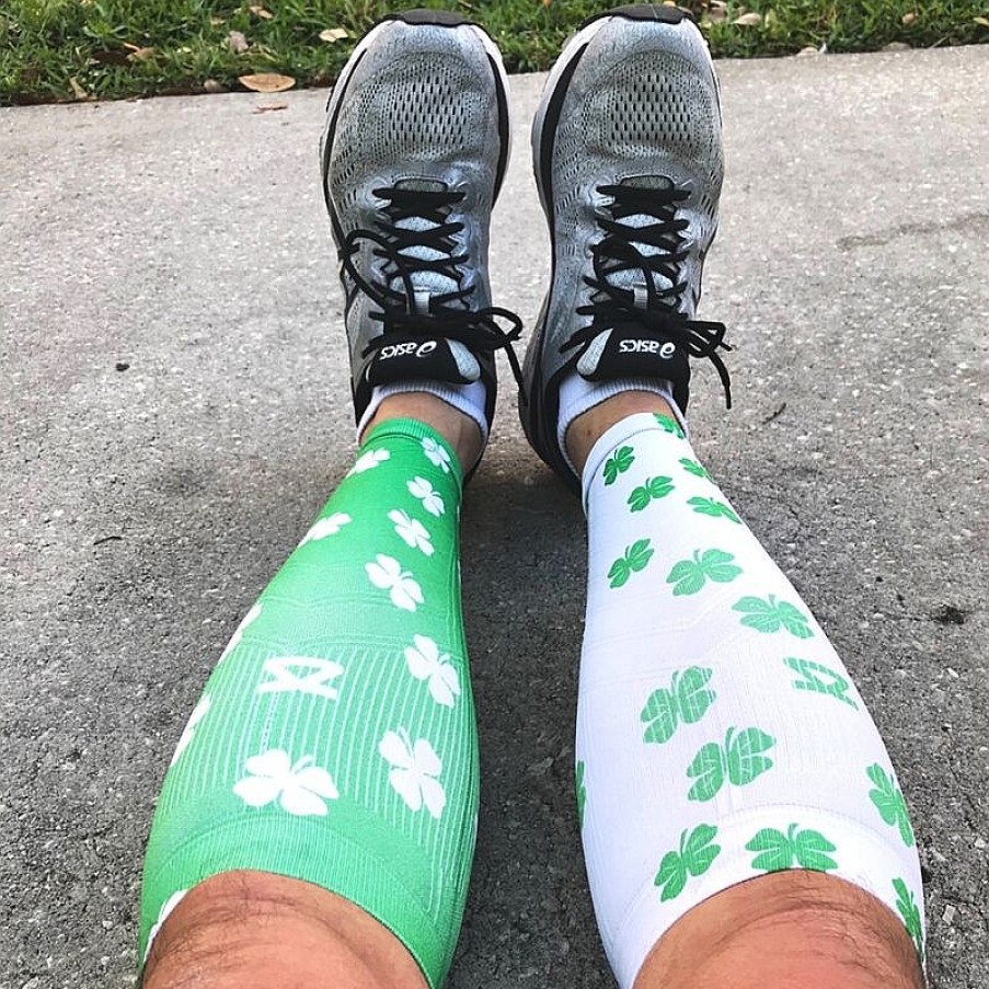 Men Zensah | St. Patrick'S Day Compression Leg Sleeves