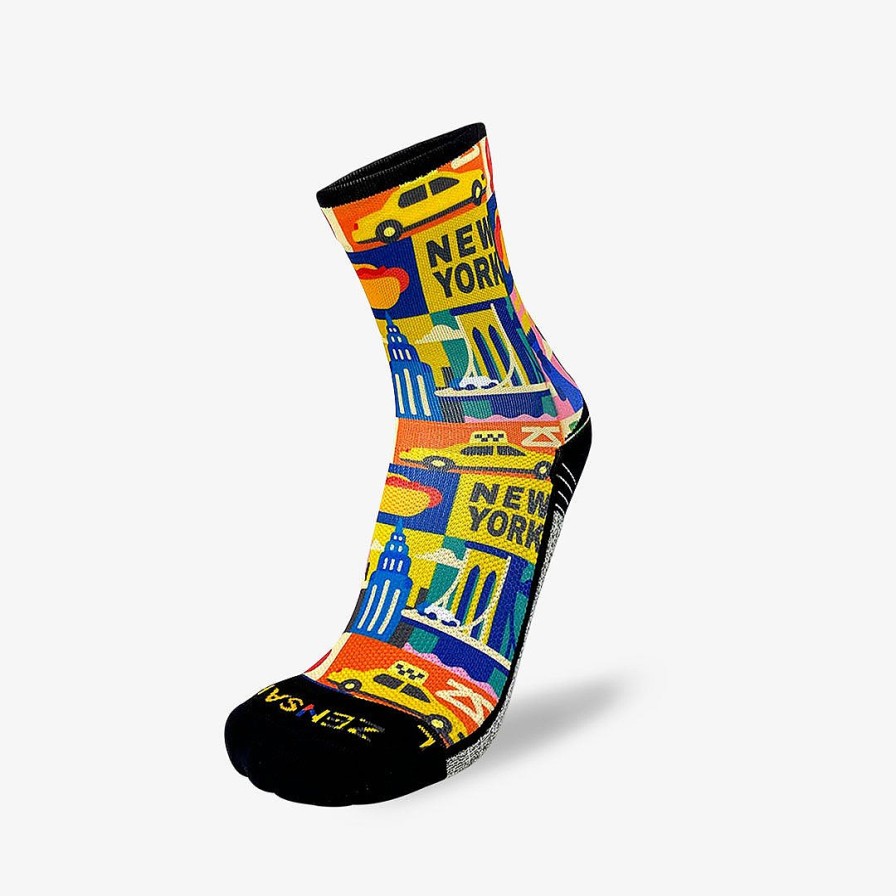 Limited Edition Zensah | New York Blocks Socks (Mini-Crew) Multi