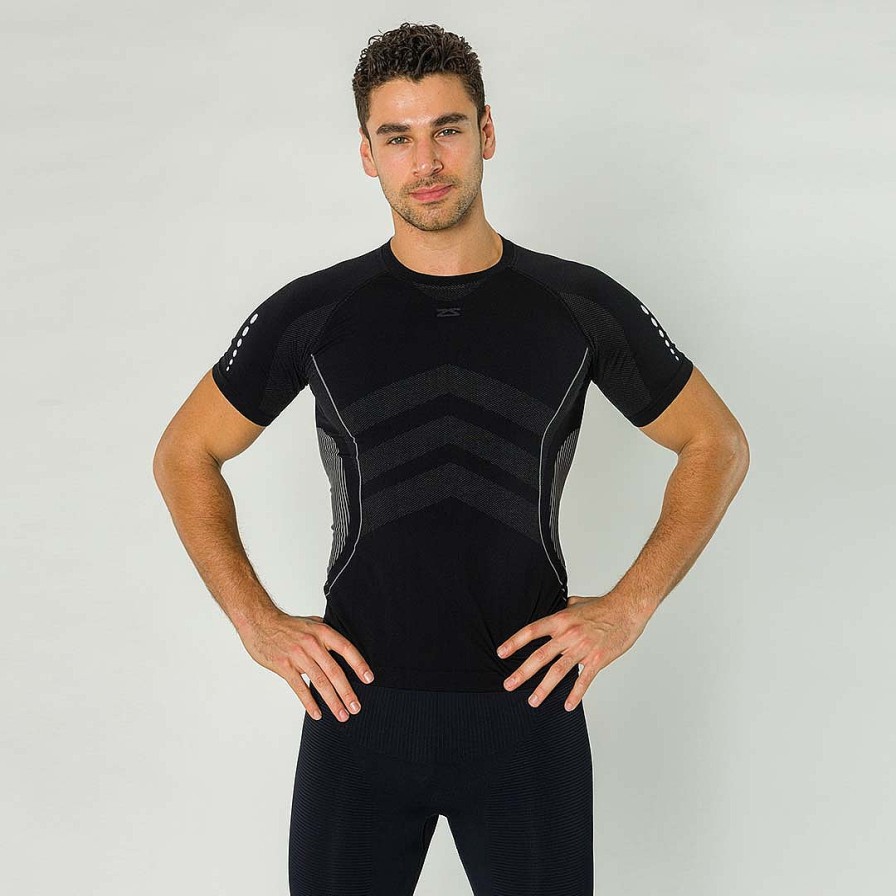 Men Zensah Tops & Bottoms | Bold Compression Short Sleeve Shirt