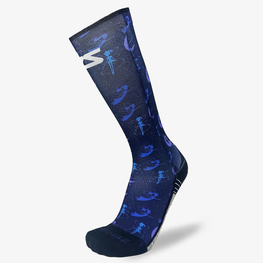 Limited Edition Zensah | Fairy Princesses Compression Socks (Knee-High) Navy