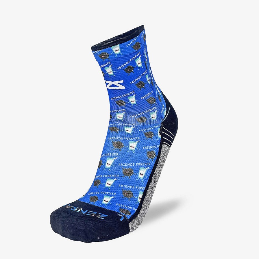 Men Zensah | Cookie Sandwiches & Milk Socks (Mini-Crew) Blue