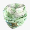 Women Zensah Accessories | Topography Multi-Use Neck Gaiter & Headwear Green