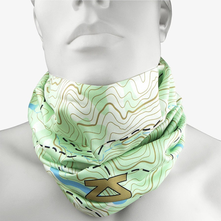 Women Zensah Accessories | Topography Multi-Use Neck Gaiter & Headwear Green