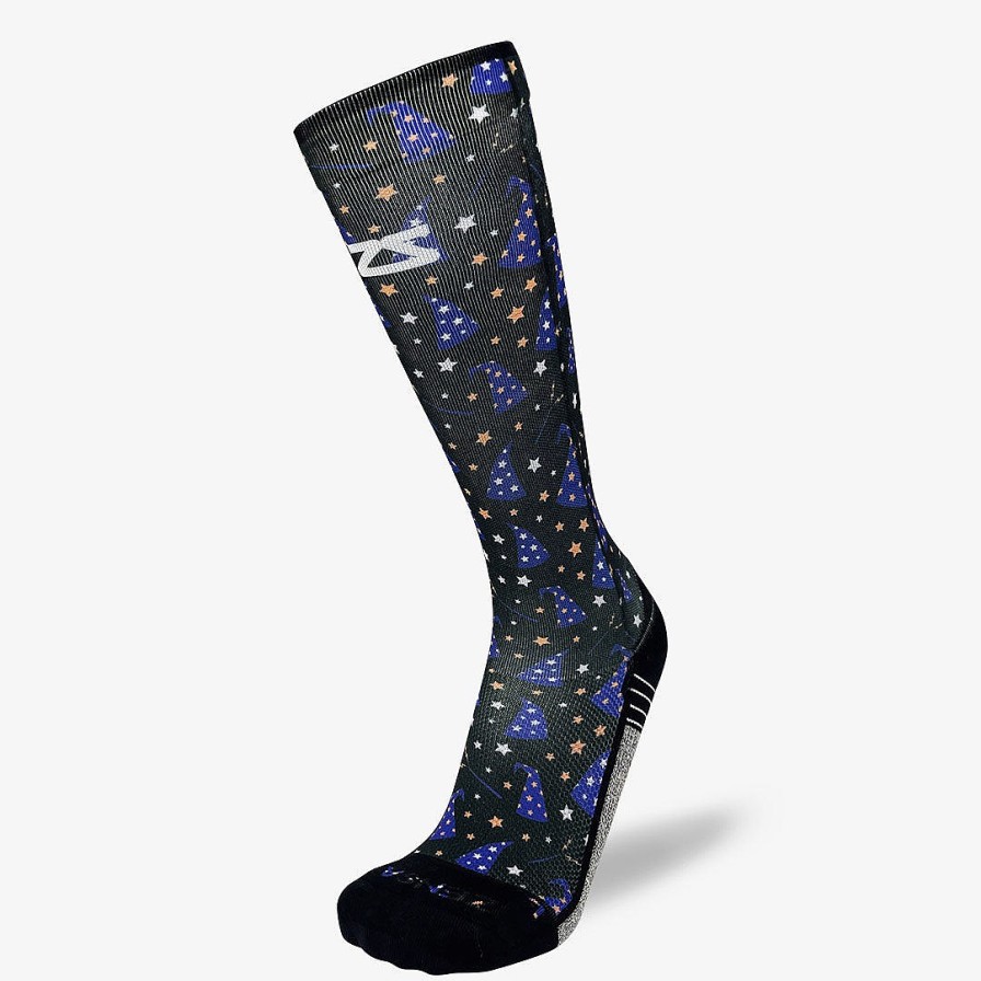 Men Zensah | Wizard Hats Compression Socks (Knee-High) Black