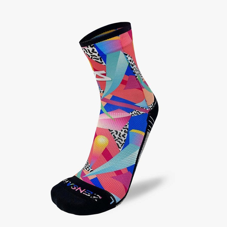 Men Zensah | Retro Shapes Socks (Mini-Crew) Multi