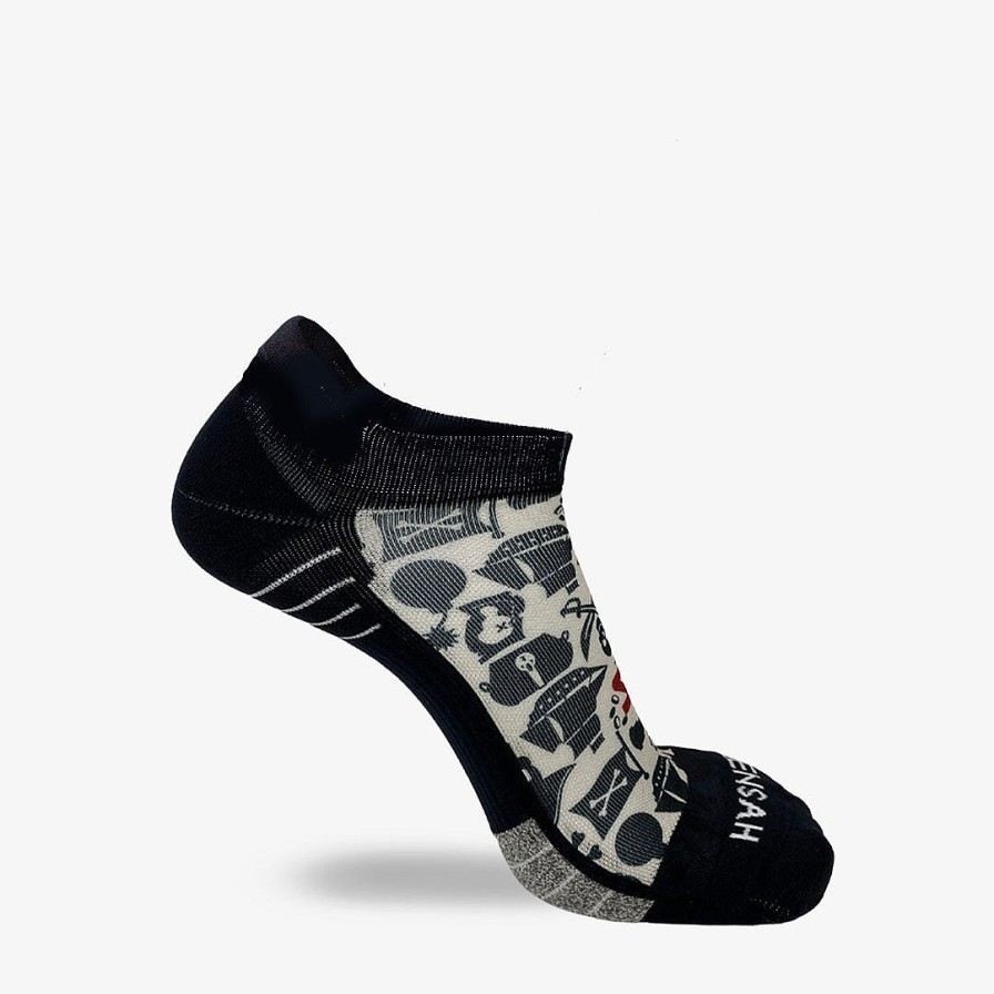 Limited Edition Zensah | Pirate Vibes Running Socks (No Show) Ivory