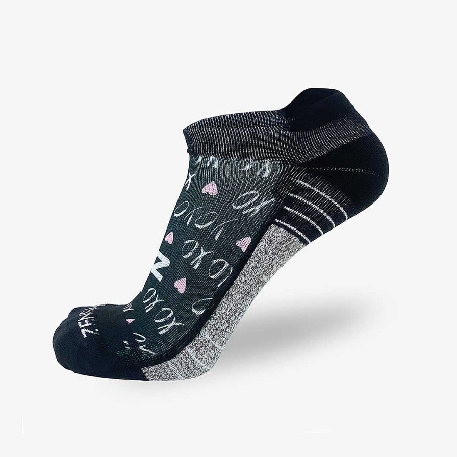 Men Zensah | Xoxo Running Socks (No Show) Black