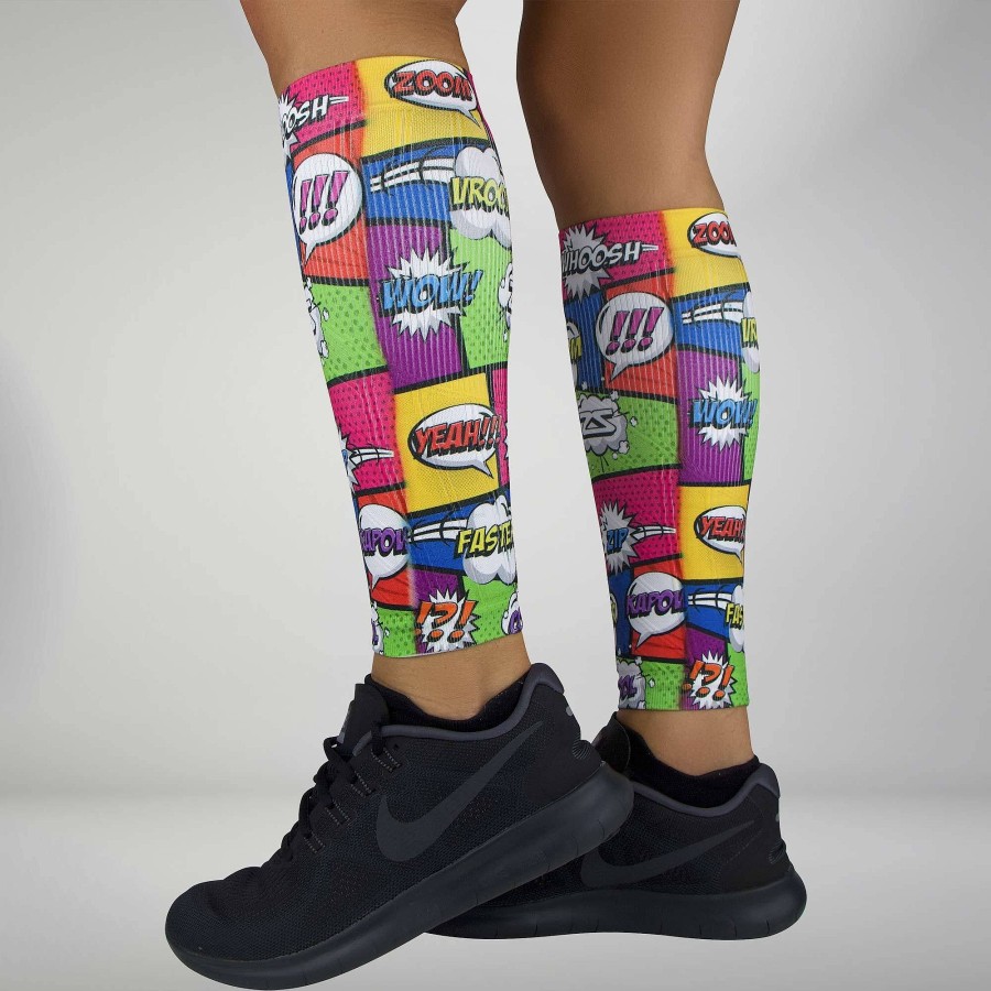 Limited Edition Zensah | Pop Art Compression Leg Sleeves Multi