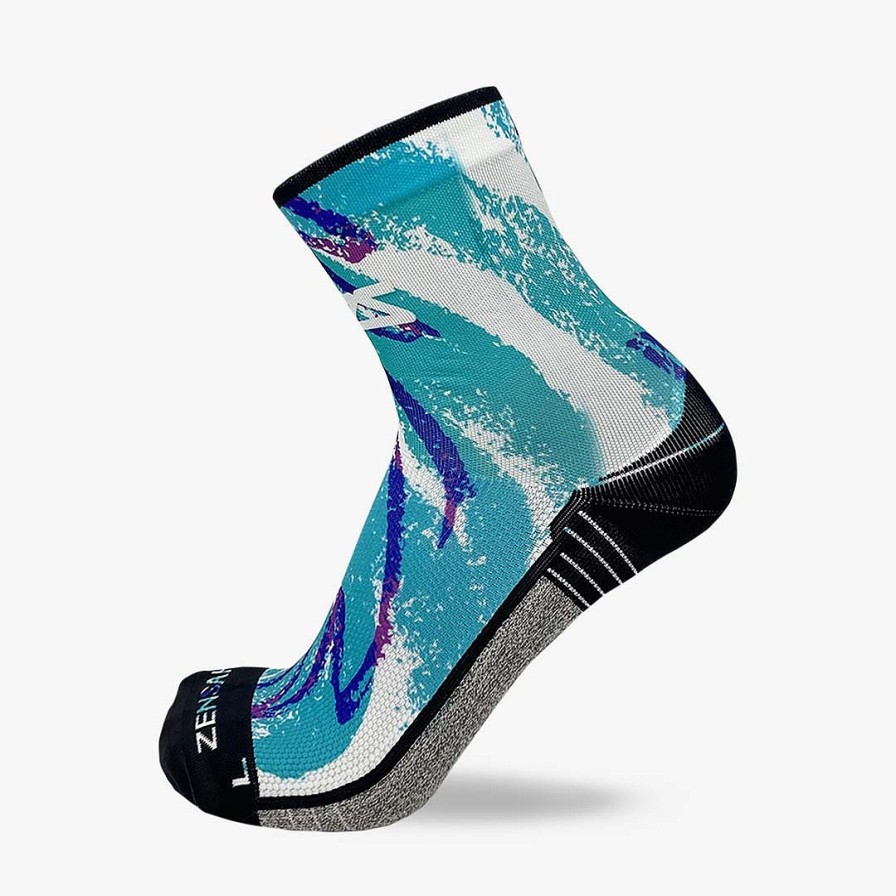 Limited Edition Zensah | Solo Jazz Socks (Mini-Crew) White