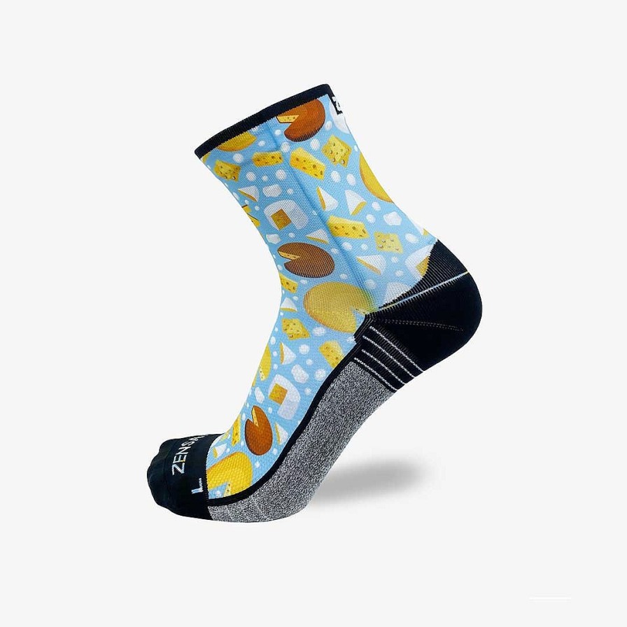 Limited Edition Zensah | Cheese Socks (Mini-Crew) Sky Blue