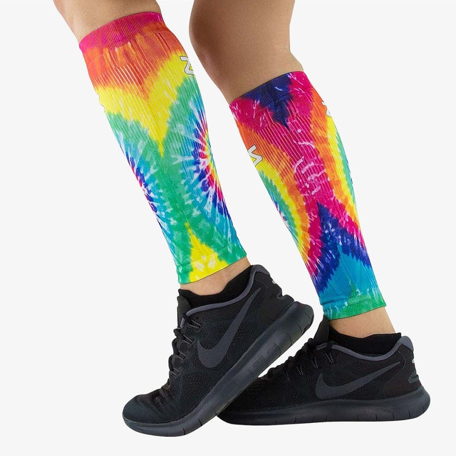 Men Zensah | Tie Dye Compression Leg Sleeves Multi