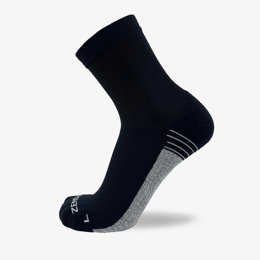 Men Zensah | Shakeout Socks (Mini Crew) Black