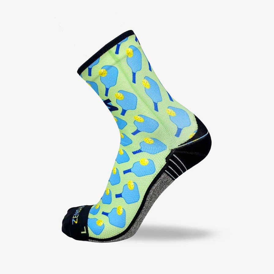 Men Zensah | Pickleball Socks (Mini-Crew) Mint