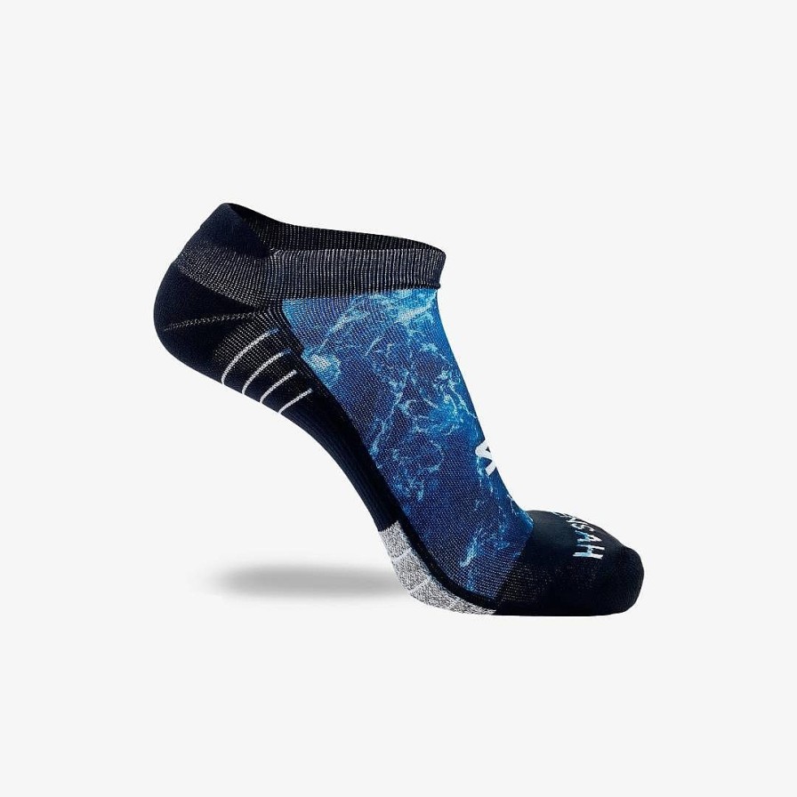 Limited Edition Zensah | Ocean Running Socks (No Show) Blues