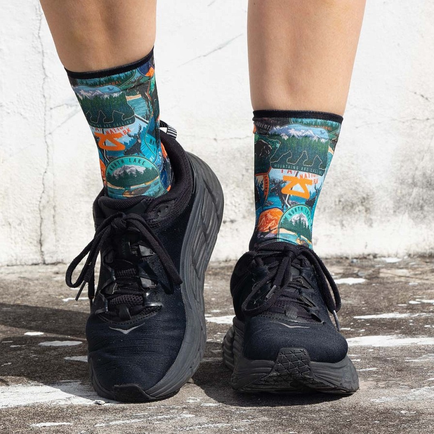 Limited Edition Zensah | National Parks Socks (Mini-Crew) Evergreen