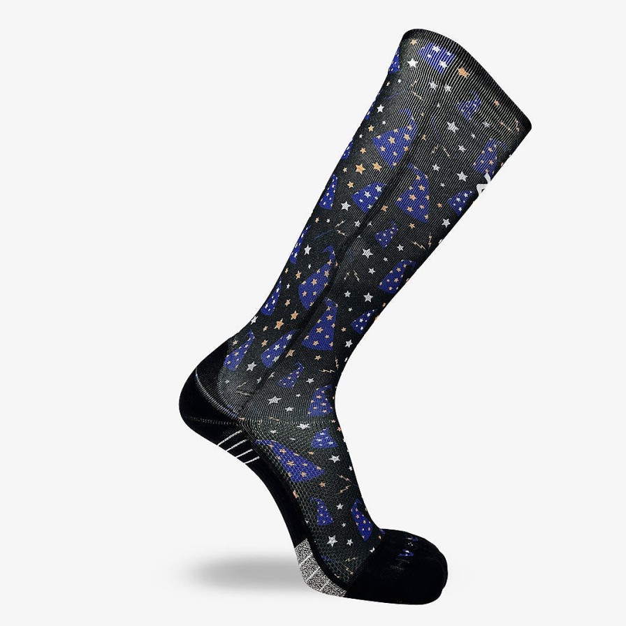 Limited Edition Zensah | Wizard Hats Compression Socks (Knee-High) Black