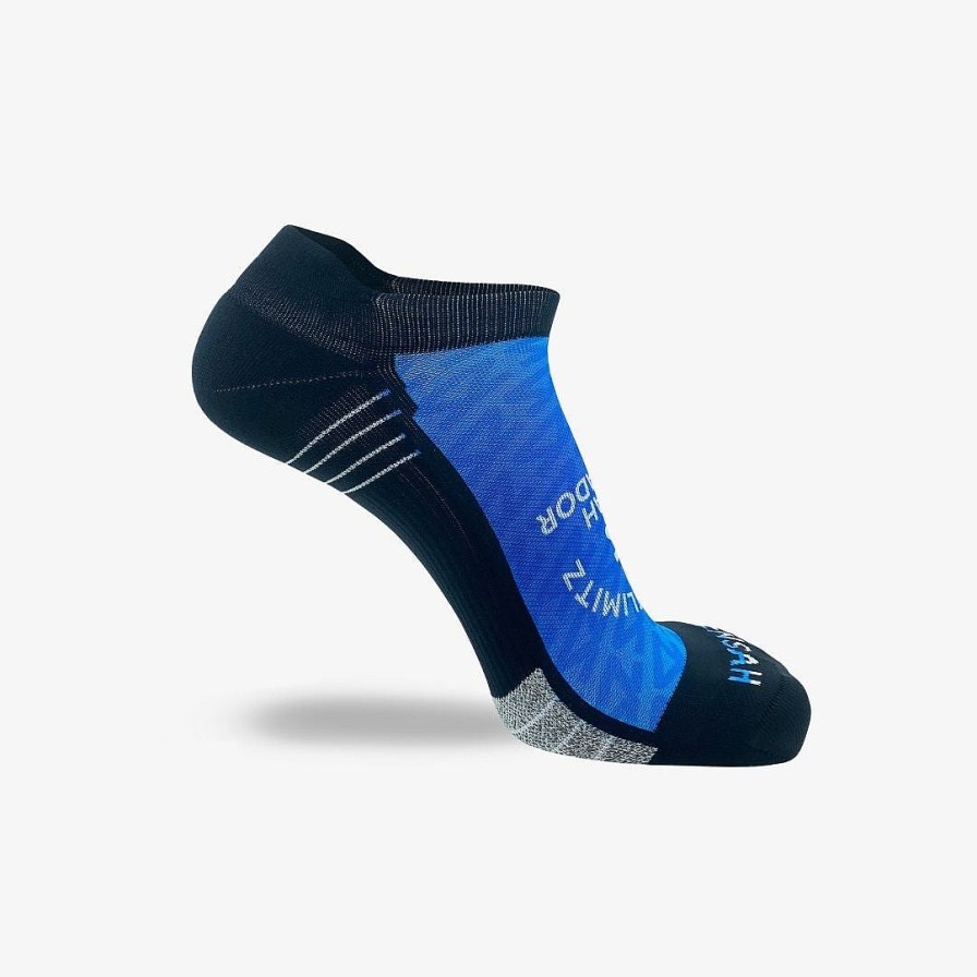 Men Zensah | 2022 Zs Ambassador Running Socks (No Show) Blues