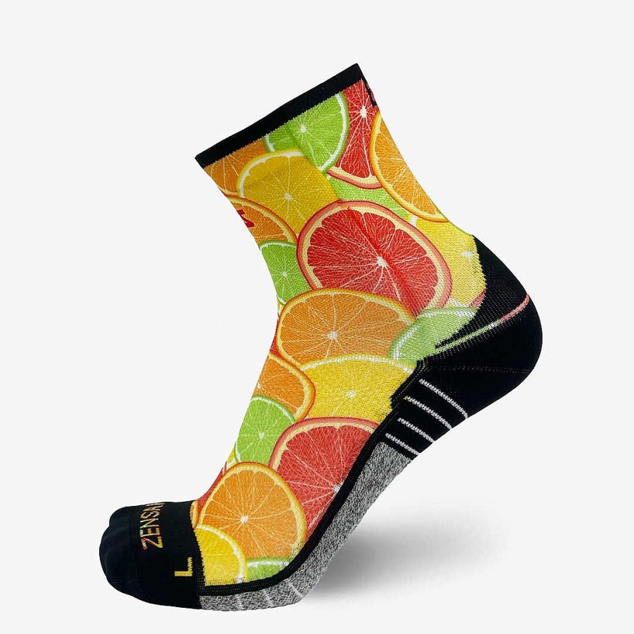 Limited Edition Zensah | Citrus Socks (Mini-Crew) Multi