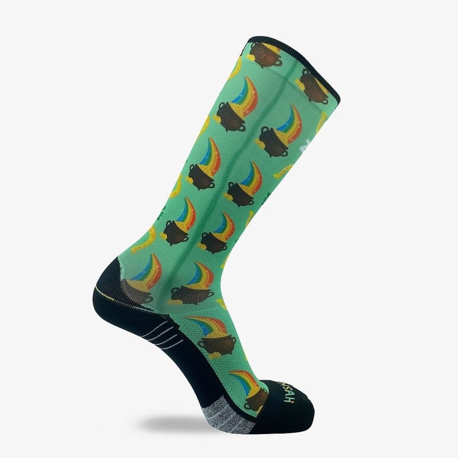 Limited Edition Zensah | Lucky St. Patrick'S Compression Socks (Knee-High) Green