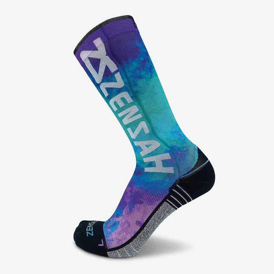 Limited Edition Zensah | Zensah Haze Compression Socks (Knee-High) Blue/Purple