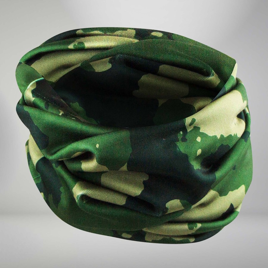 Women Zensah Accessories | Camo Multi-Use Neck Gaiter & Headwear Army Green