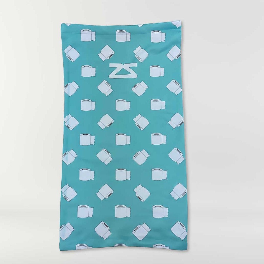 Women Zensah Face Coverings | Toilet Paper Rolls Multi-Use Neck Gaiter & Headwear Teal