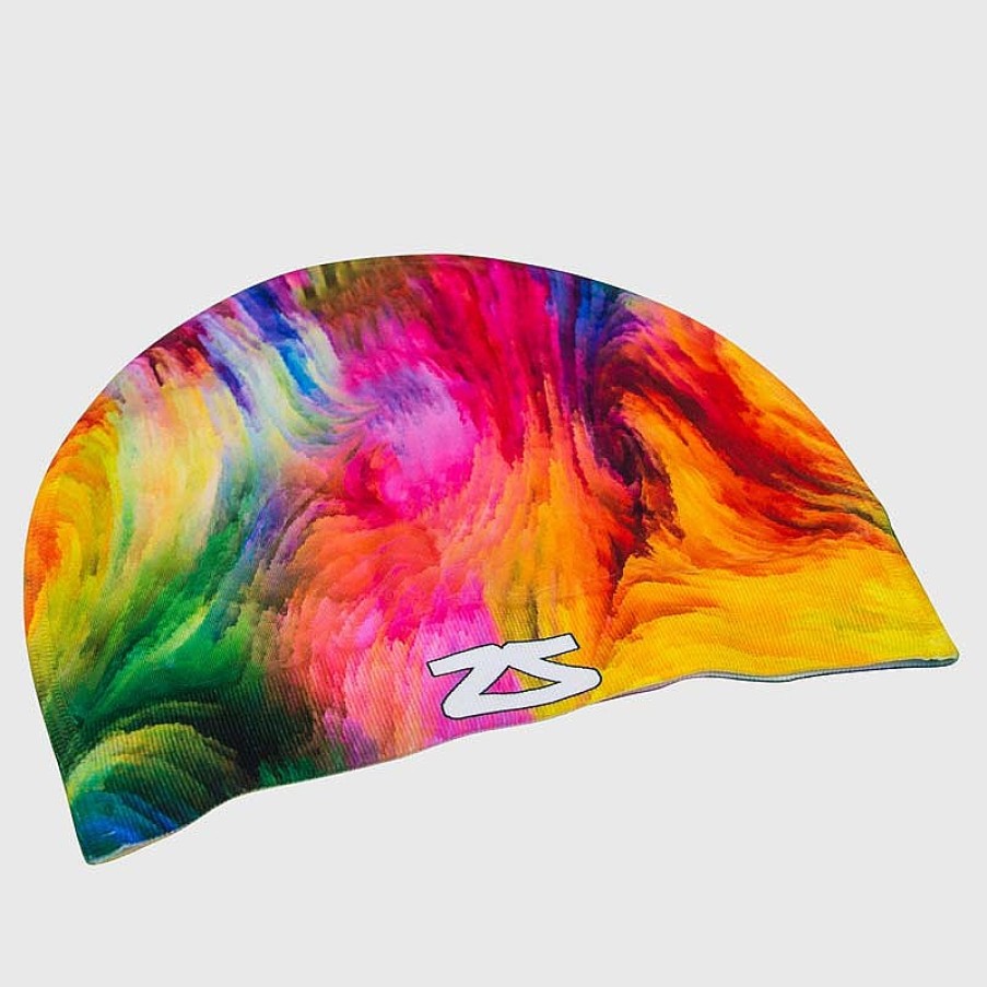 Men Zensah Accessories | Color Explosion Skull Cap Beanie Multi