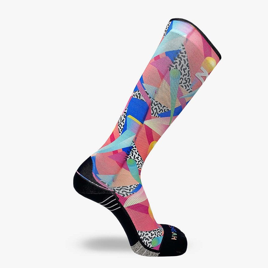 Limited Edition Zensah | Retro Shapes Compression Socks (Knee-High) Multi