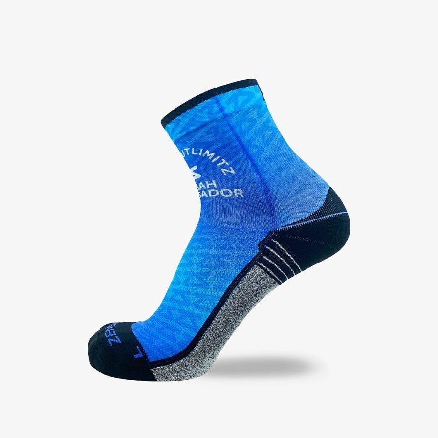 Men Zensah | 2022 Zs Ambassador Socks (Mini-Crew) Blues