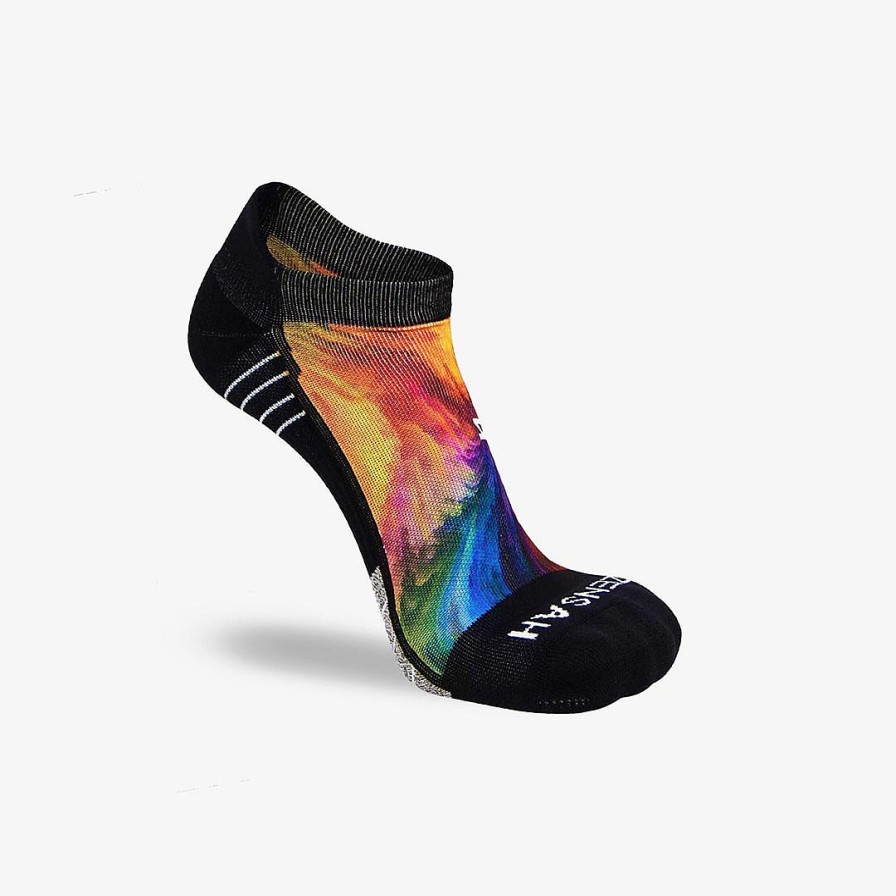 Limited Edition Zensah | Color Explosion Socks (No Show) White