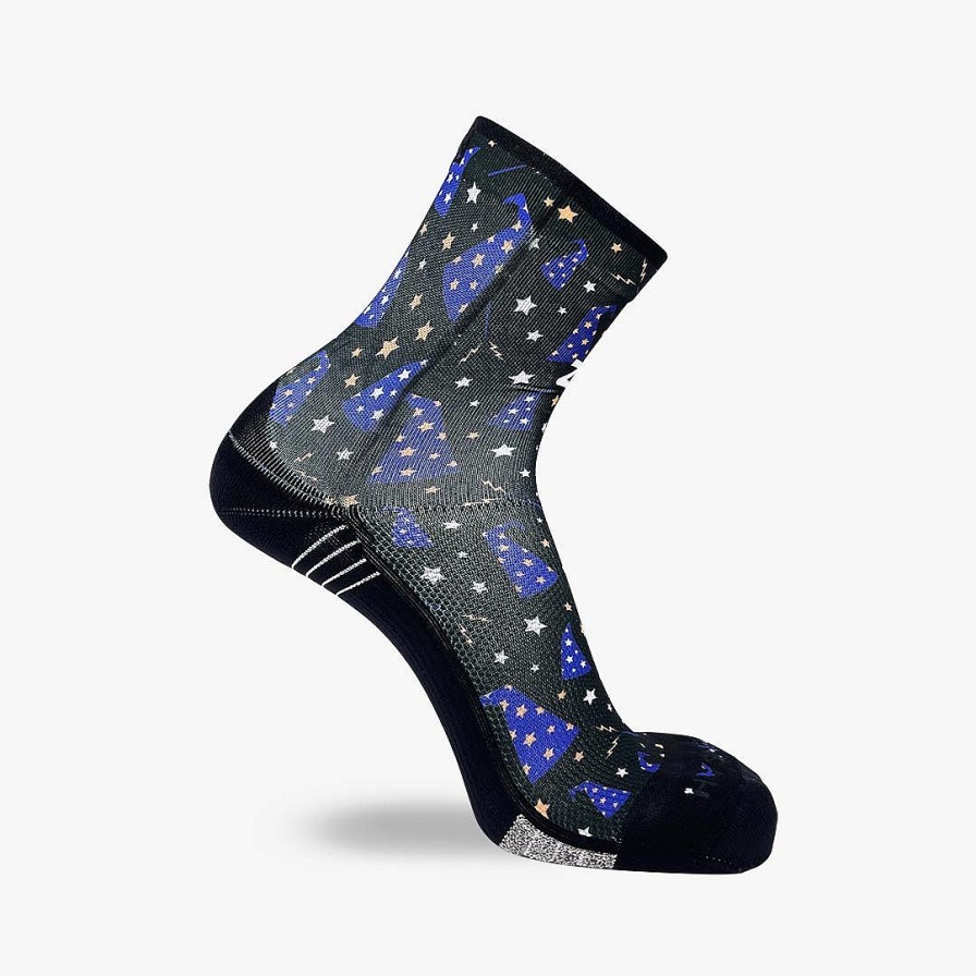 Men Zensah | Wizard Hats Socks (Mini-Crew) Black