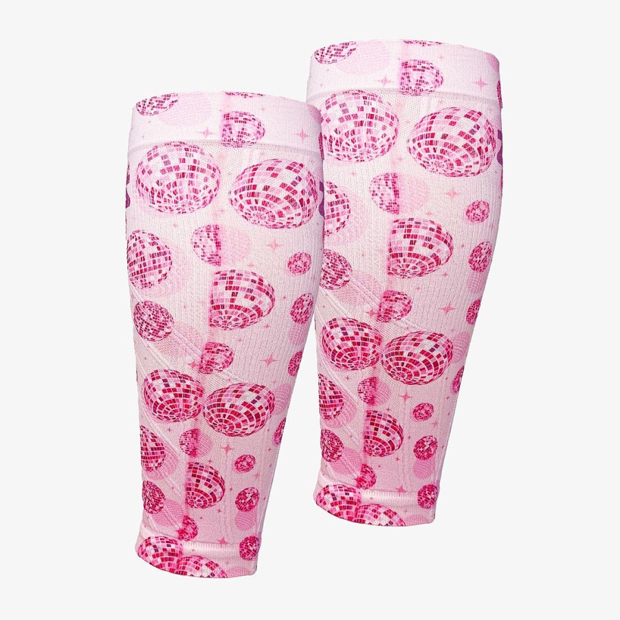 Limited Edition Zensah | Disco Party Compression Leg Sleeves Rosy