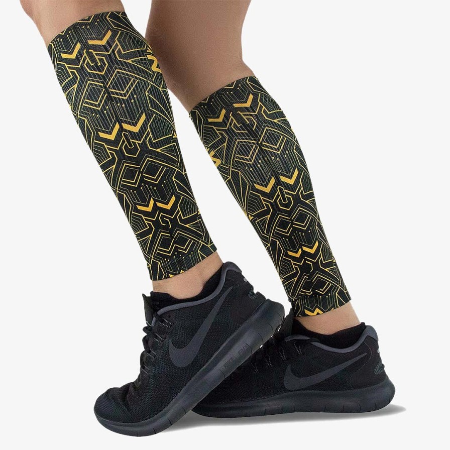 Limited Edition Zensah | Roaring 20S Compression Leg Sleeves Black