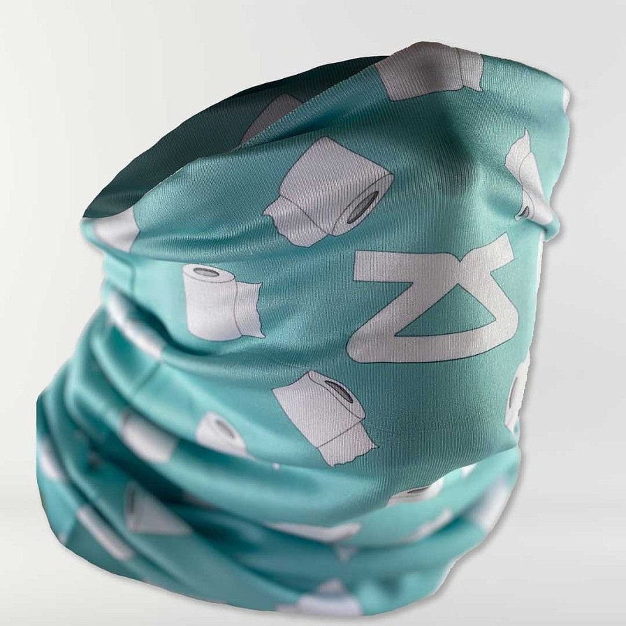 Men Zensah | Toilet Paper Rolls Multi-Use Neck Gaiter & Headwear Teal