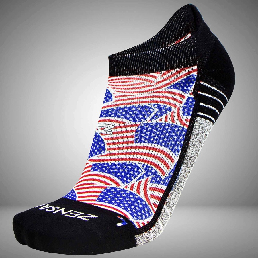 Limited Edition Zensah | Usa Socks (No Show)